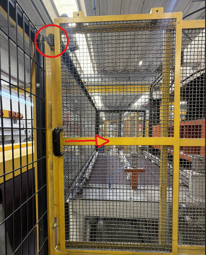 Foto de referência — Sensor de porta